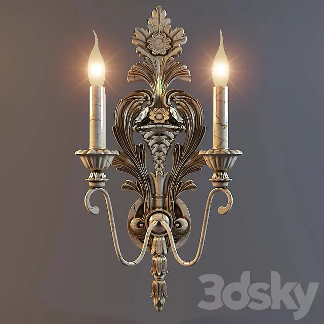 Sconce 3DS Max Model