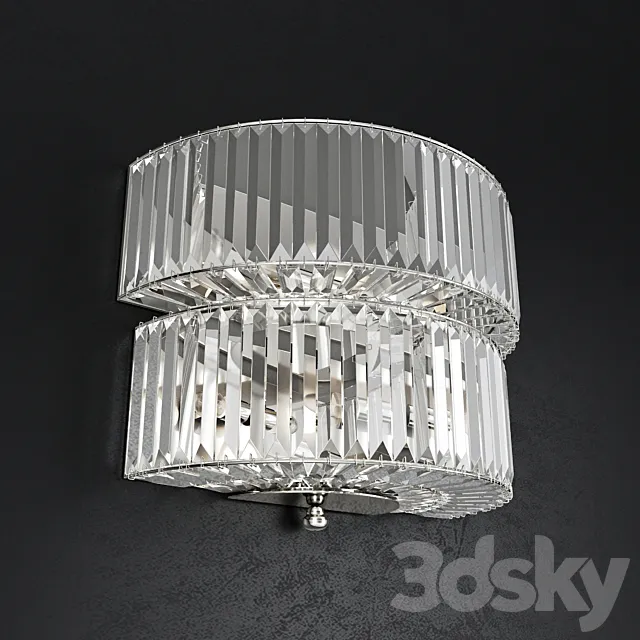 Sconce Arizzi 721_4 _ AP _ D.48 Polished Nickel 3DS Max Model