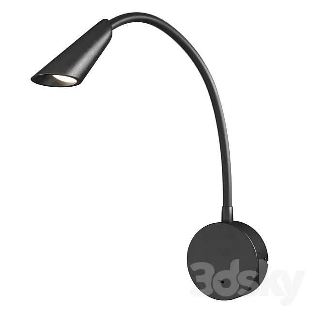 Sconce Boken black 3ds Max