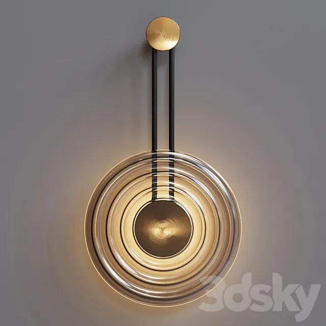 Sconce Chelsom Wall Solar Black Bronze 3ds Max