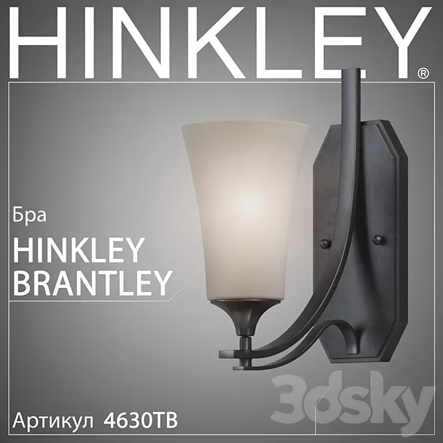 Sconce Hinkley Brantley 4630TB 3DS Max Model