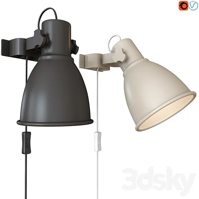 Sconce IKEA HEKTAR 3ds Max