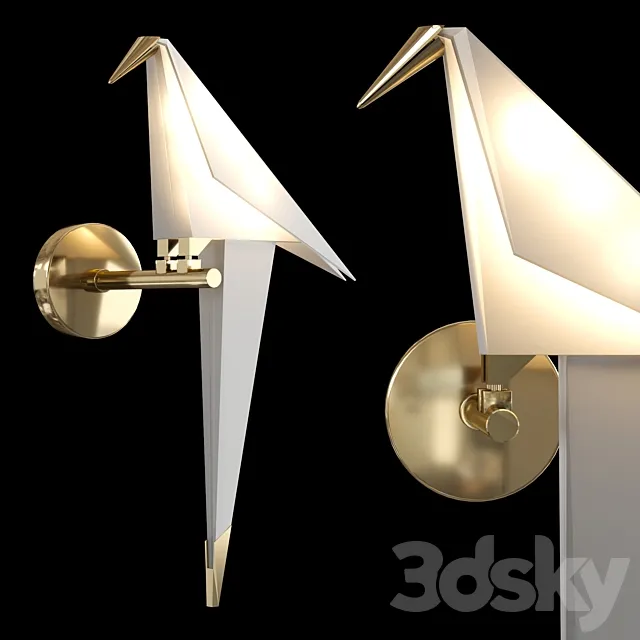 Sconce IVY Bird 3DSMax File