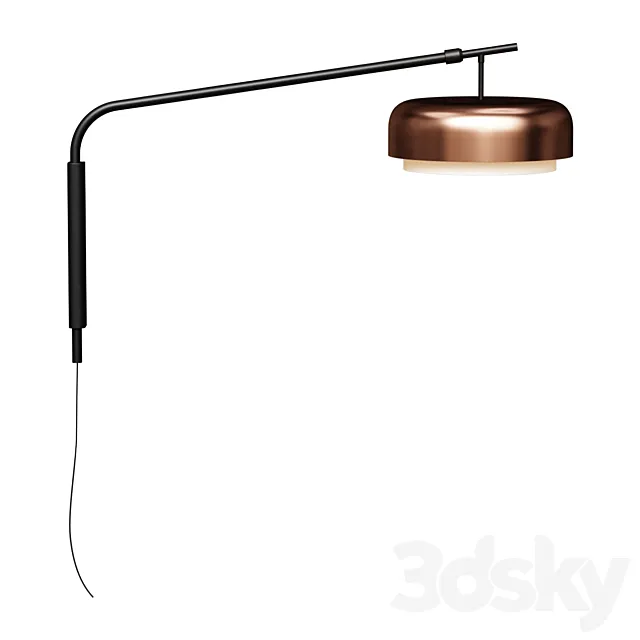 Sconce Lamp remote wall metal Clepsos 3DS Max Model