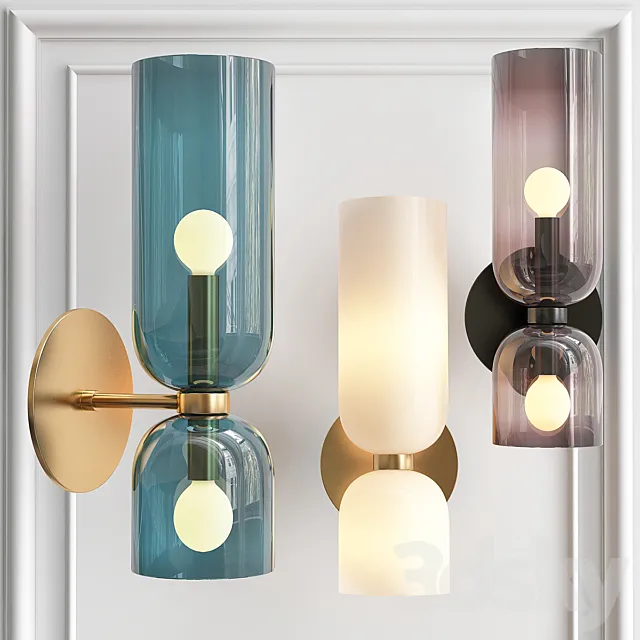 Sconce Lightmaker Studio Edie Sconce Blue 3ds Max