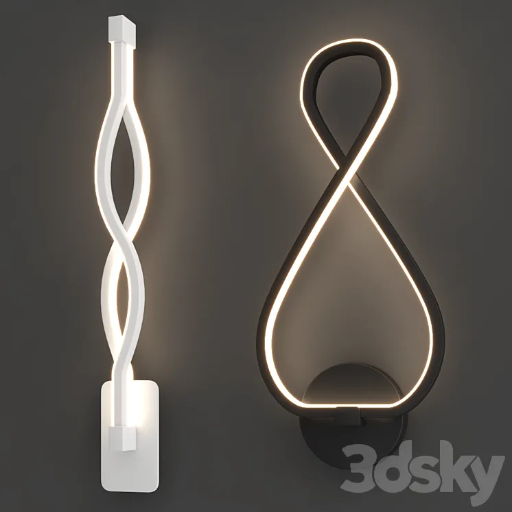 Sconce line light by aliexpress 1 3DS Max Model