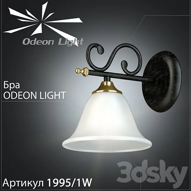 Sconce Odeon Light 1995_1W 3ds Max