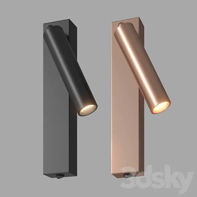 Sconce Pons spot black 3ds Max