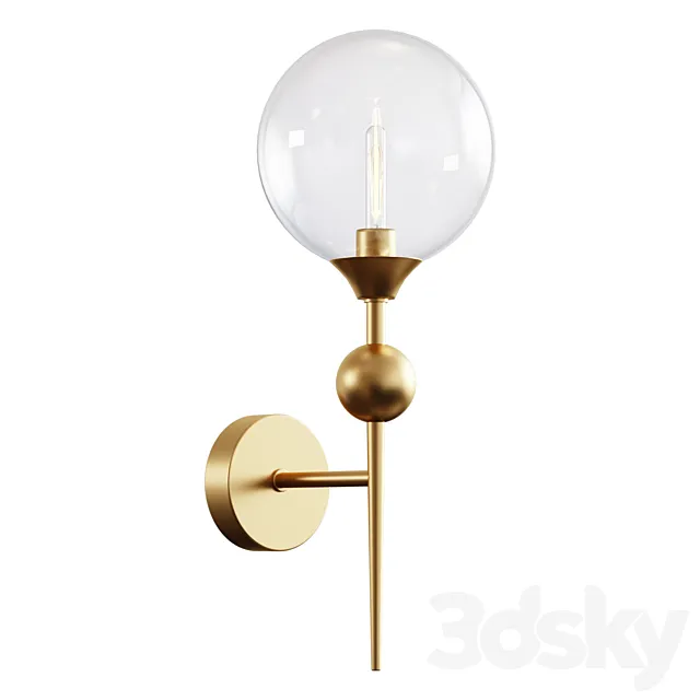 Sconce wall lamp 3ds Max