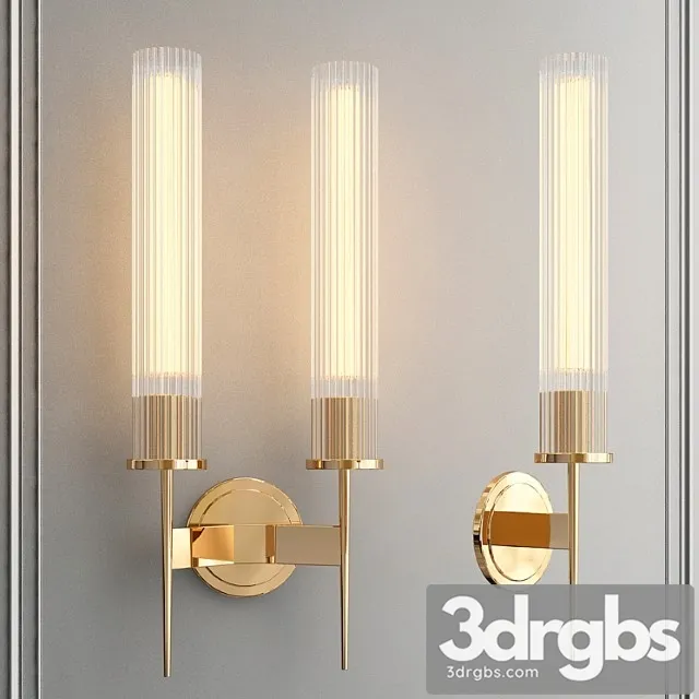 Sconce with glass shade