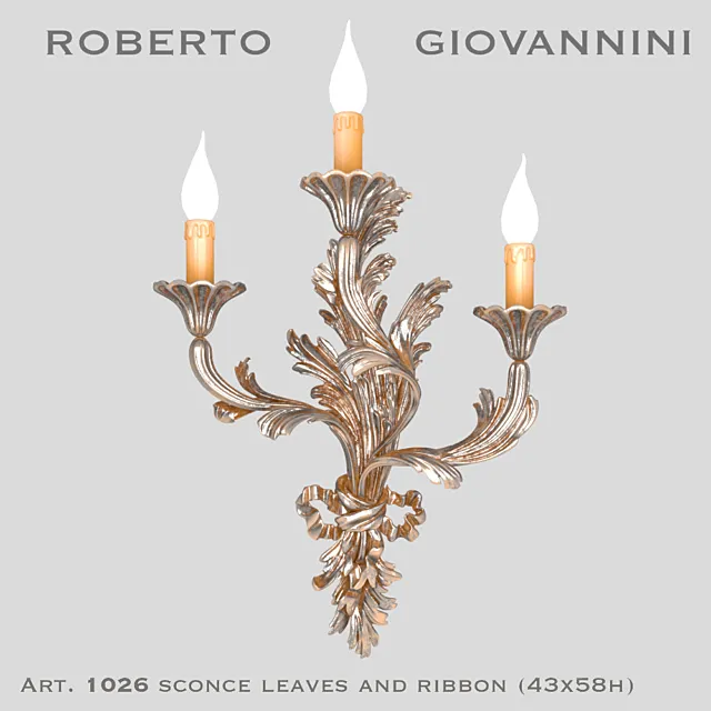 sconces Art. 1026 ROBERTO GIOVANNINI 3DS Max Model