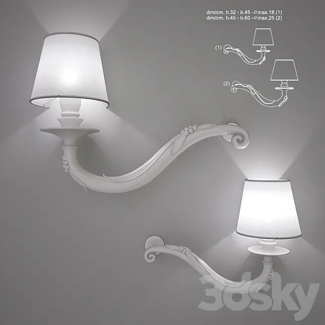 sconces KARMAN DÉJÀ-VU 3DS Max Model