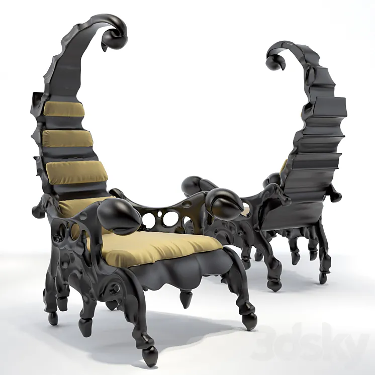 scorpion chair 3DS Max
