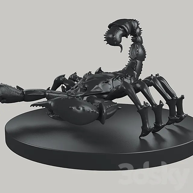Scorpion figurine 3DSMax File
