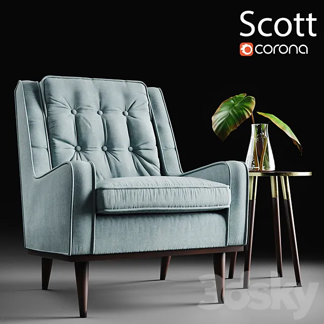 Scott armchair 3DSMax File