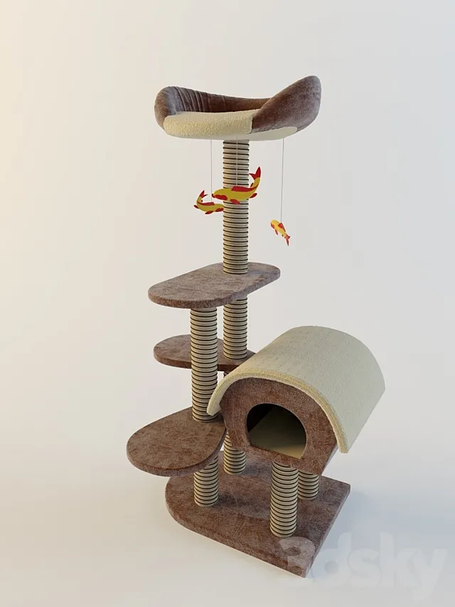 Scratching post from Fauna International 3DSMax File