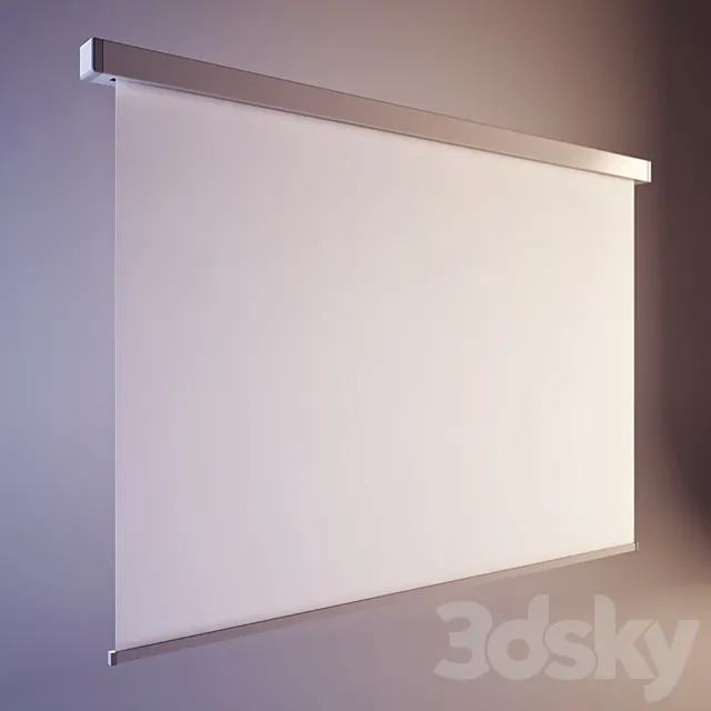 screen for projector 3DSMax File