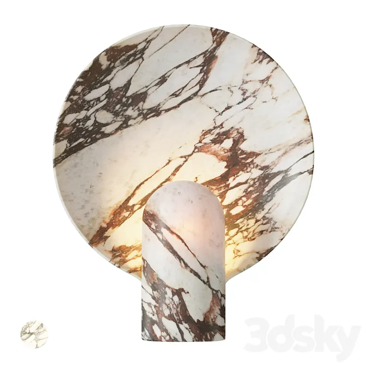 Sculpted Calacatta Marble by Henry Wilson 3DS Max