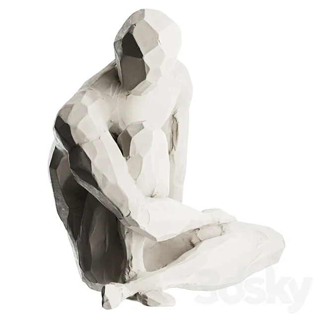 Sculpture Abstract human _ Rory Menage 07 3ds Max