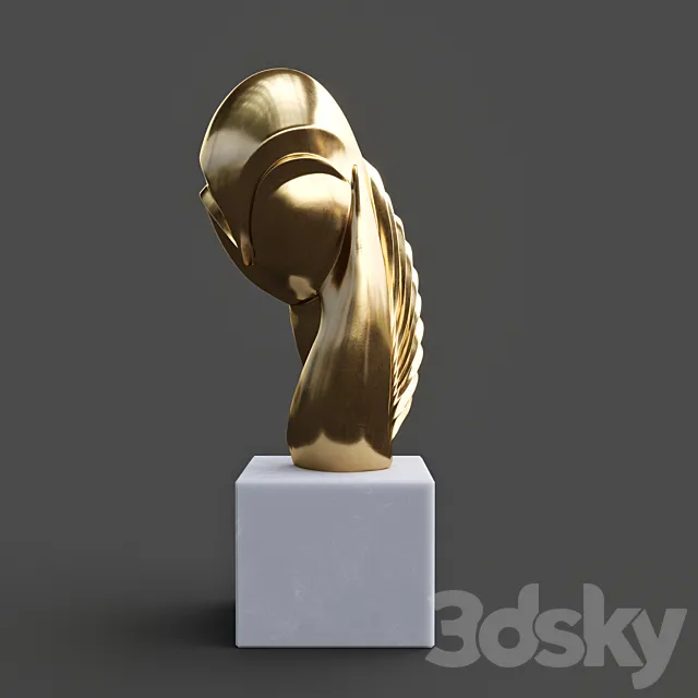 Sculpture Brancusi 3DS Max Model