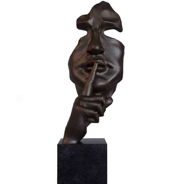 Sculpture Bronze Mask 3dsMax Model
