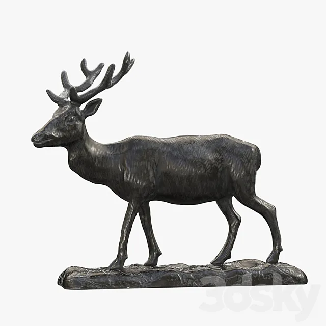 Sculpture “Deer” 3DSMax File