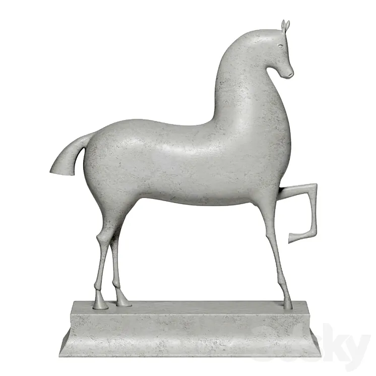 Sculpture Horse 3DS Max