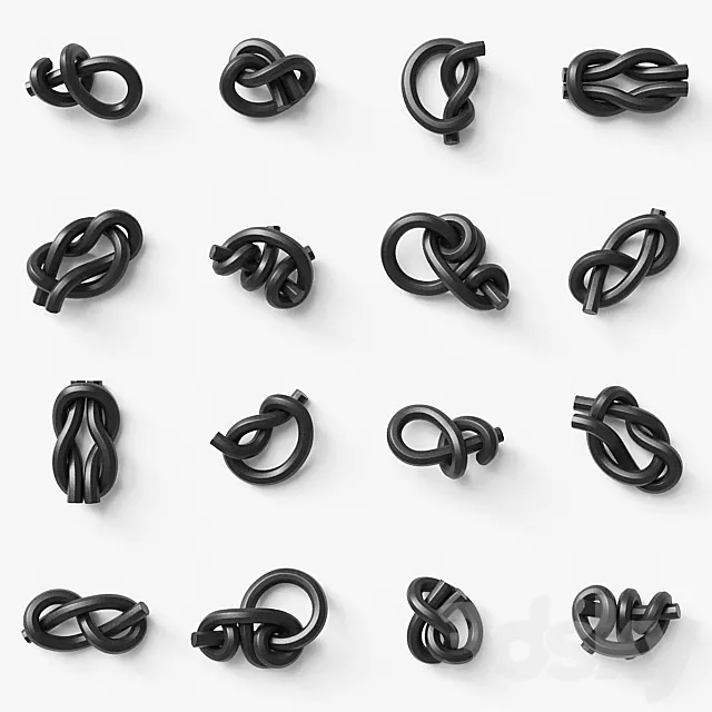 Sculpture Knot by Purely Porcelain 3ds Max