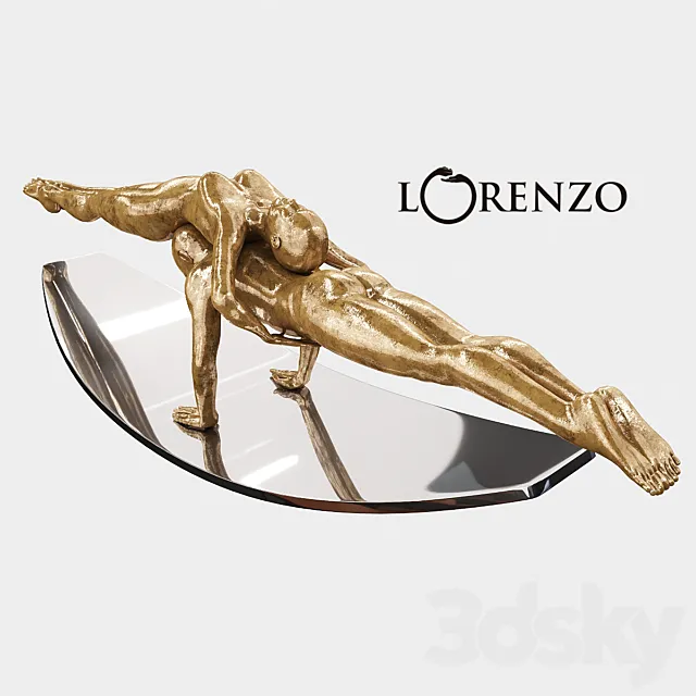 Sculpture Lorenzo Balance Of Love 3DSMax File