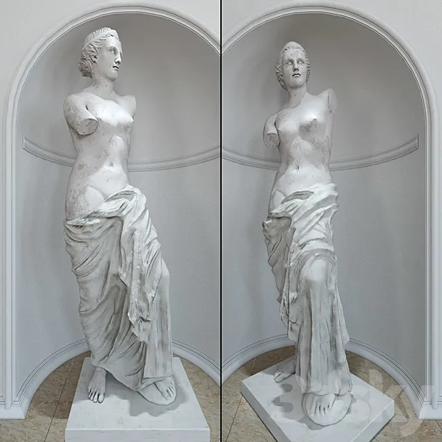Sculpture of Aphrodite 3DSMax File