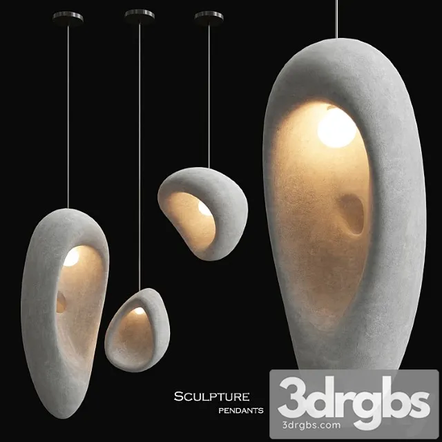 Sculpture pendants by rogan gregory 3dsmax Download