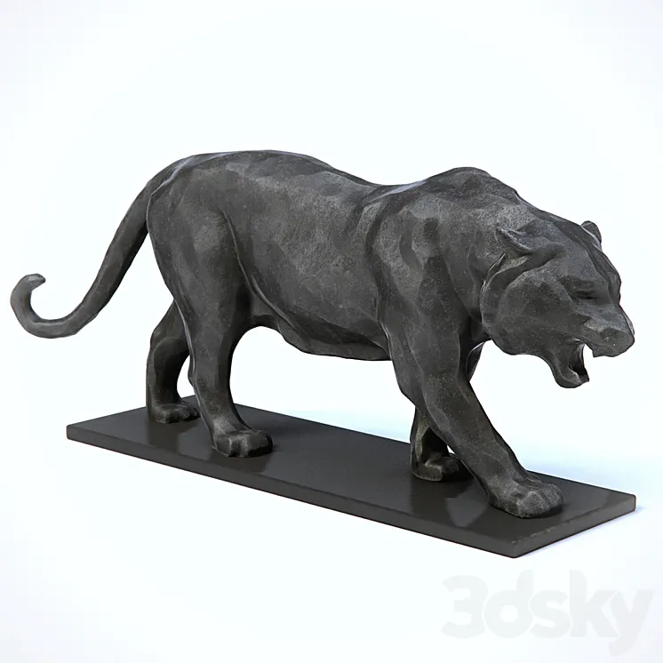 Sculpture Tiger 3DS Max