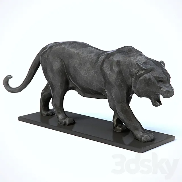 Sculpture Tiger 3DSMax File
