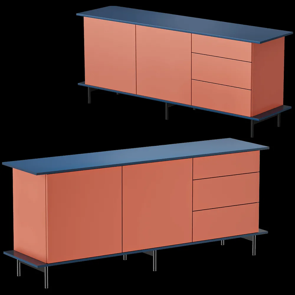 Sculptures Jeux  – Chest of drawers 7For 3ds Max