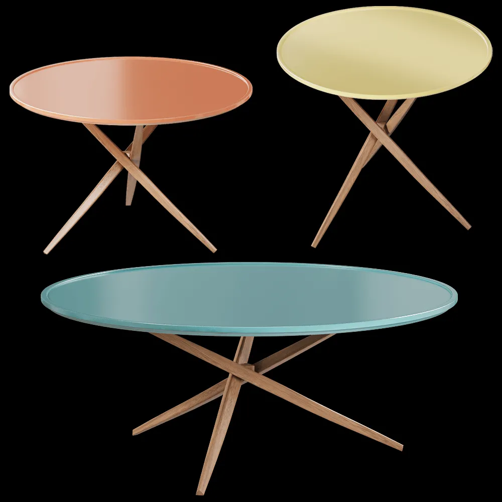 Sculptures Jeux  – Side table Pico 3ds Max