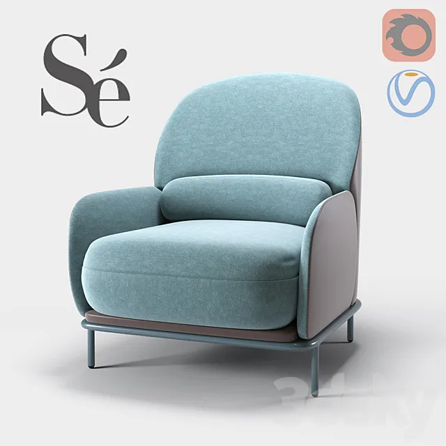 Se-london Beetley armchair 3DSMax File