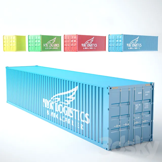 Sea container 3DS Max Model