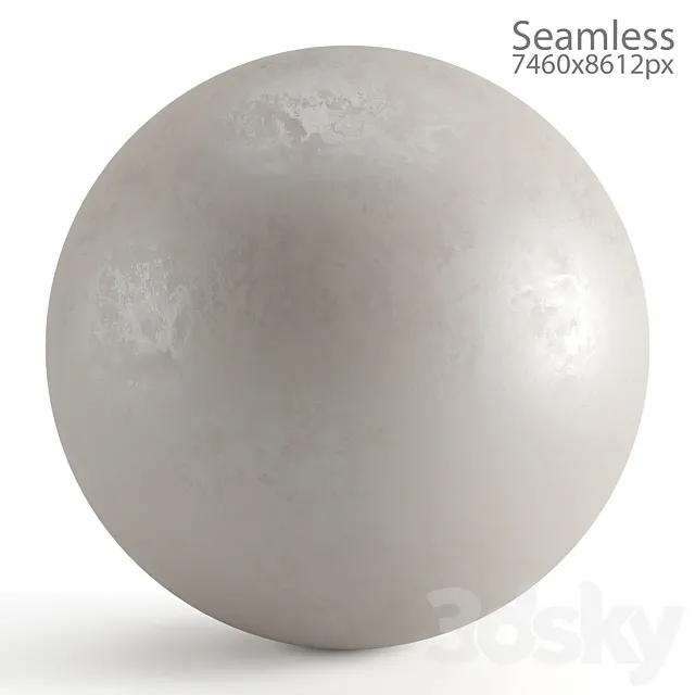 Seamless decorative plaster material 3ds Max