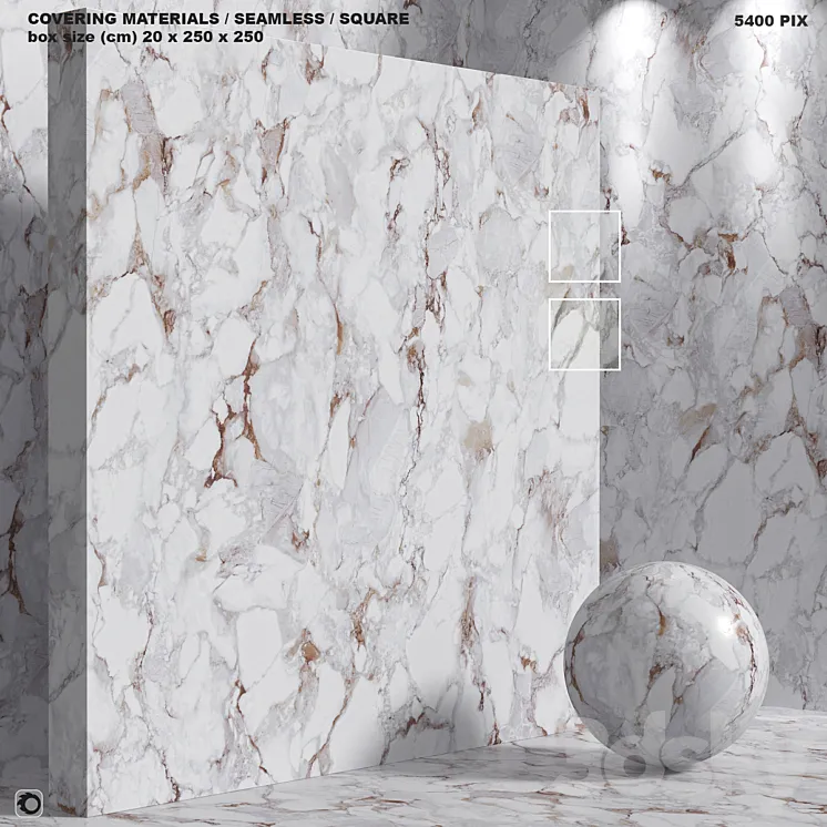 Seamless material – stone marble – set 181 3DS Max Model