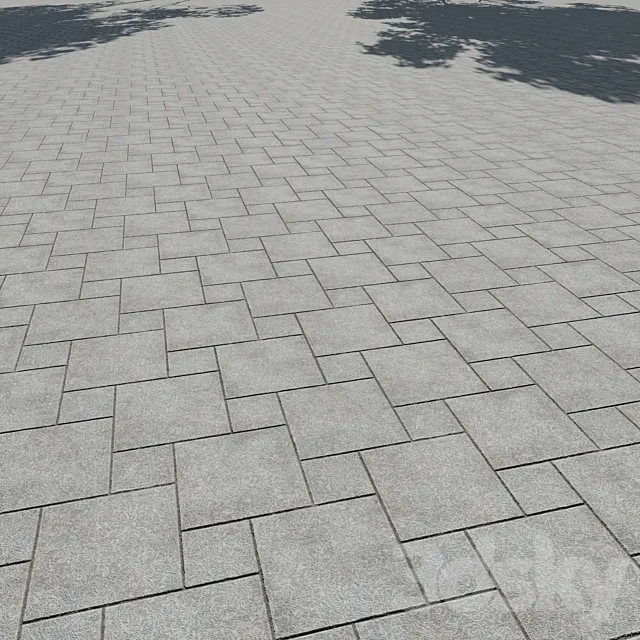 Seamless paving stones 0150 3dsMax Model