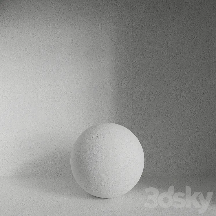 Seamless plaster material 3DS Max Model