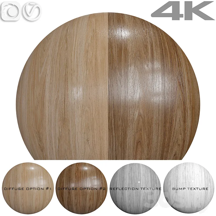 Seamless texture – Hickory 3DS Max Model