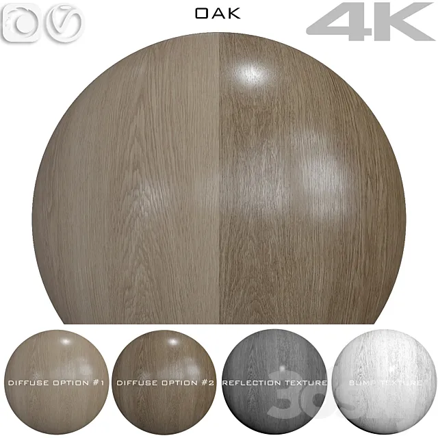 Seamless texture – Oak 16 3ds Max