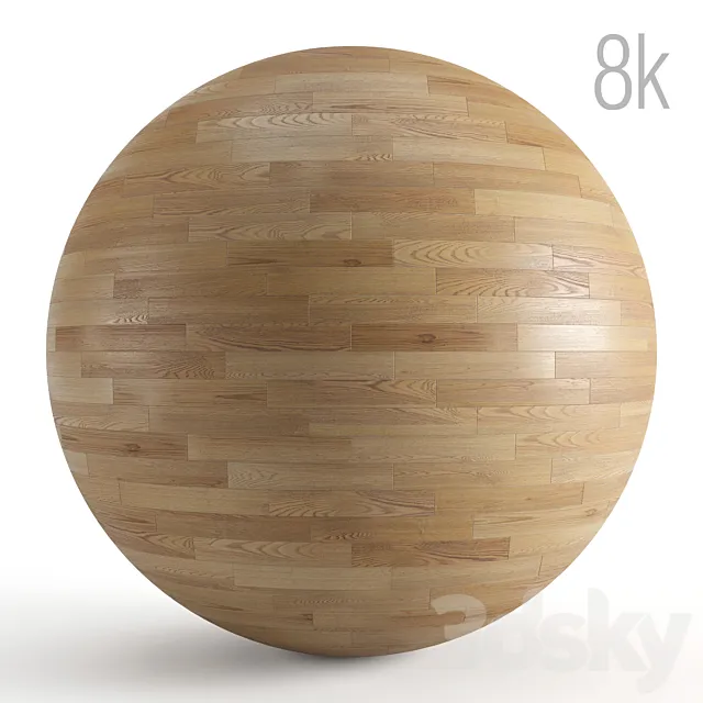 Seamless texture of oak parquet. PBR 8k 3ds Max