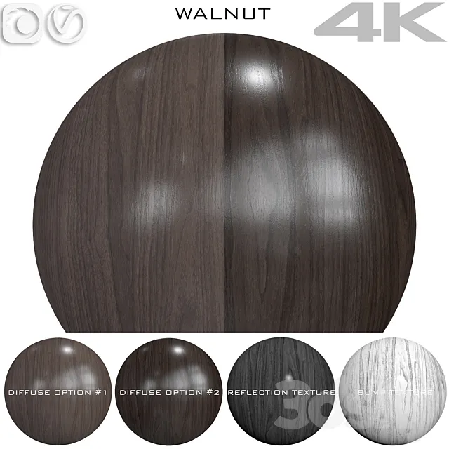 Seamless texture – Walnut 4 3ds Max