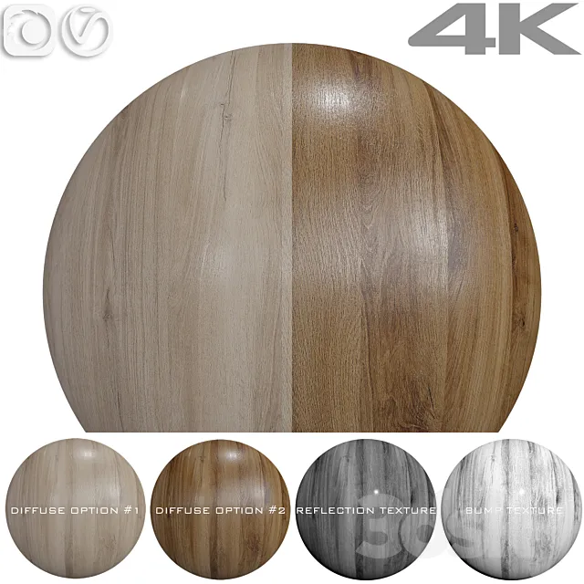 Seamless textures – OAK 3ds Max