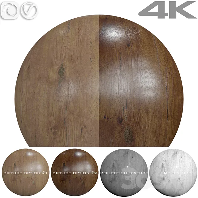 Seamless textures – OAK 3ds Max