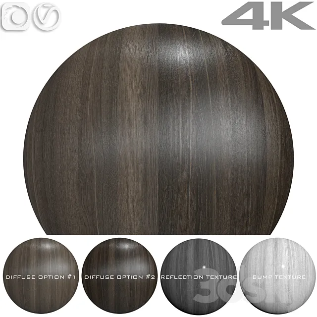 Seamless textures – OAK 3DS Max Model