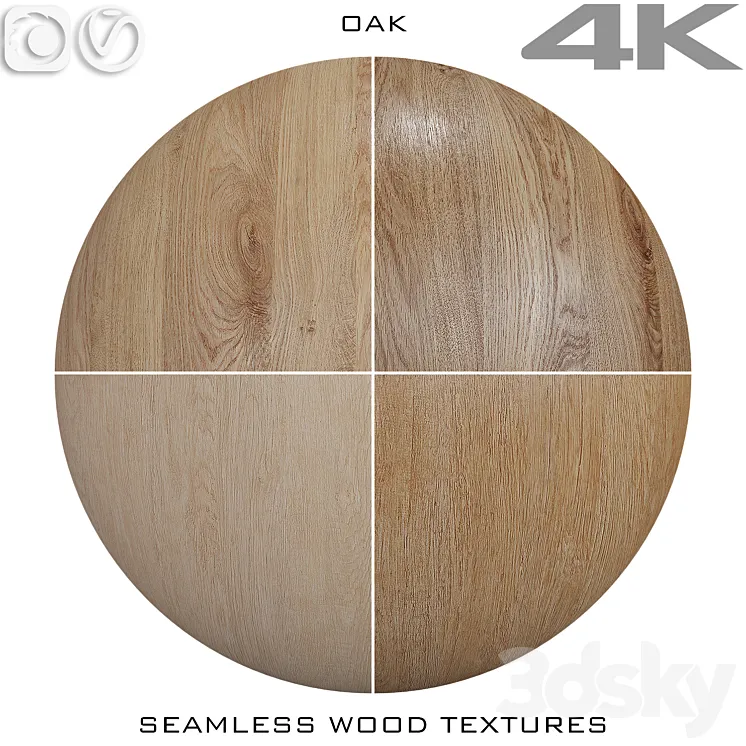 Seamless wood texture – Oak ?4 3DS Max