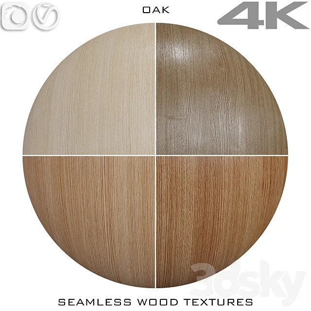 Seamless wood texture – Oak №7 3ds Max